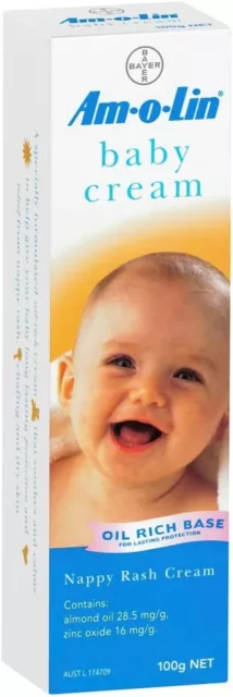 Bepanthen Amolin Nappy Rash Baby Cream to Treat and Prevent Nappy Rash, Soothes 2