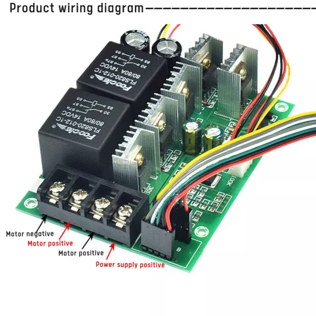 Electronic Speed Controller DC Brushed Motor  Forward Reverse Switch 12-48v