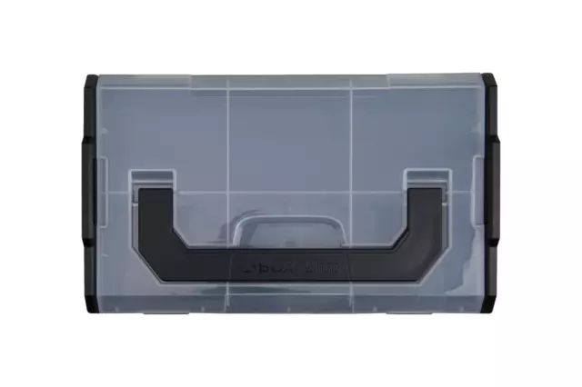 Tool Case Sortimo L-BOXX Mini Charcoal Lid Clear