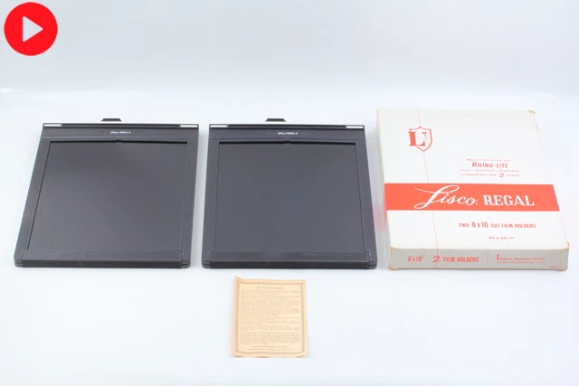 [Sin usar en caja] Lisco Regal II 8x10 soporte de lámina de corte x 2 de Japón