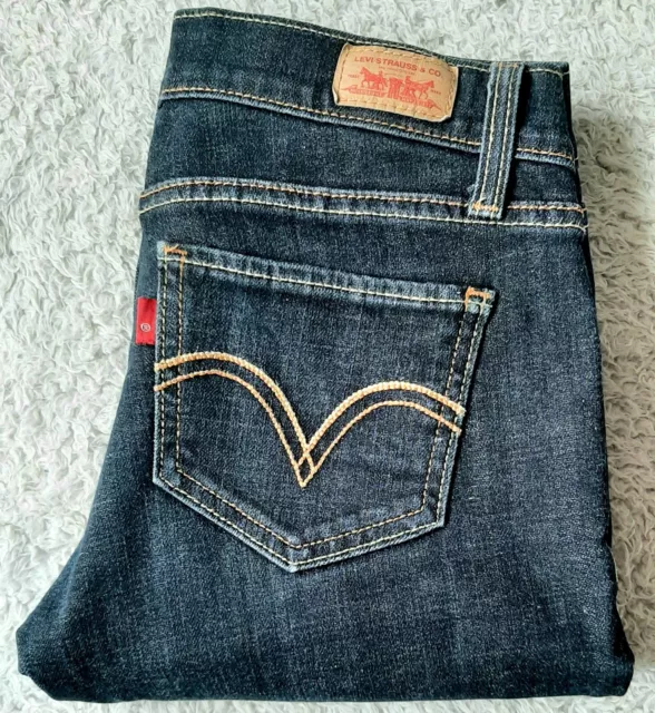 **LITTLE WORN** Levi's 524 Too Superlow Blue Jeans. 29W 31L. In Good Condition.