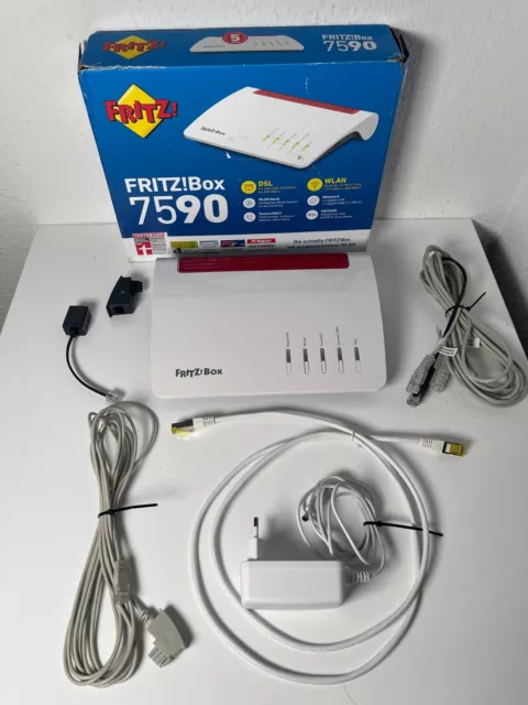 AVM FRITZ!Box 7590 WLAN Router mit VDSL Modem (20002784) Fritzbox