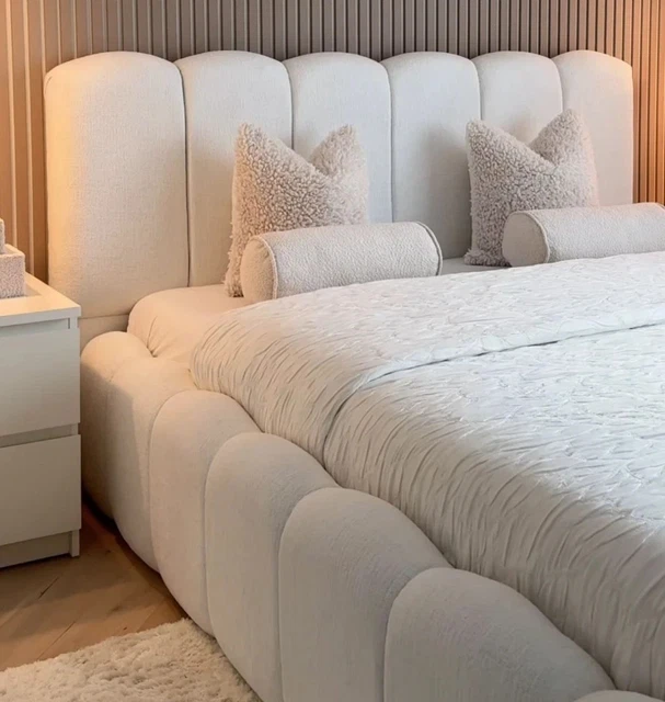 LUXURY OTTOMAN BED Frame Gas Lift Storage + Mattress | Customise Sizes ... - Luxury Minimalist Storage Ottoman Beds