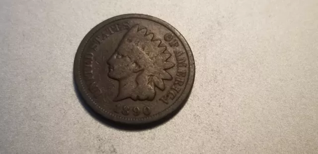 1890  Indian Head Cent USA