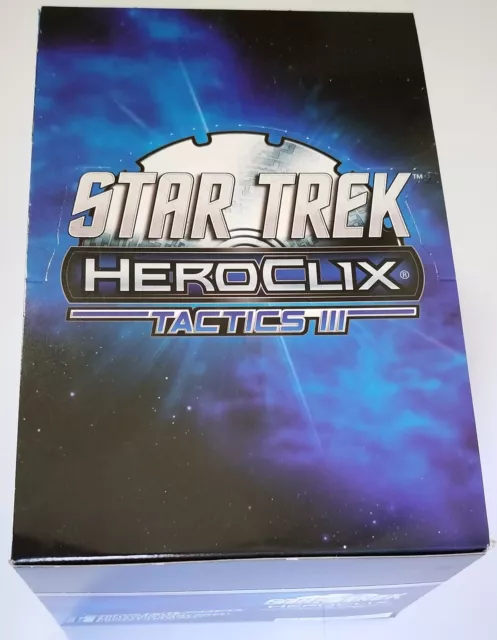 Star Trek HeroClix Miniatures Tactics 3 III Display Box 12 Booster Packs