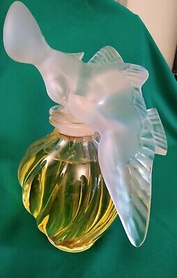 Lalique Vintage Nina Ricci L'Air Du Temps Lalique Double Colombe Parfum Flacon 29.6ml 