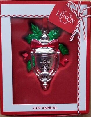 Lenox 2019 Bless This Home Christmas Ornament MSRP $40