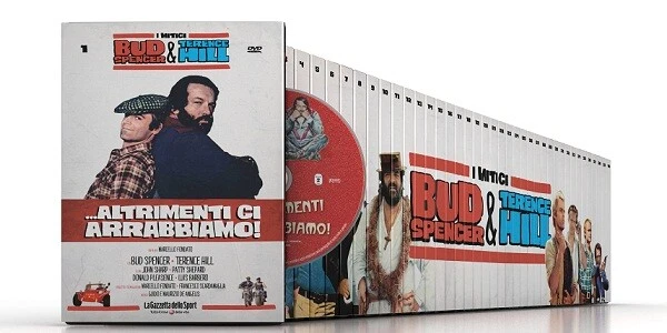 40 DVD I Mitici Bud Spencer Et & Terence Hill Série Complet Rare 1 Édition
