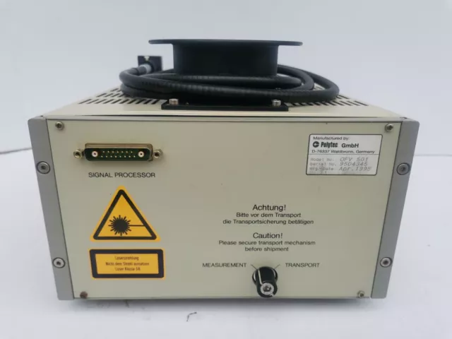 Interferometro in fibra Polytec OFV 501