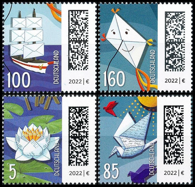 BRD MiNr. 3644-3647 Satz ** Dauerserie Welt der Briefe (I), postfrisch