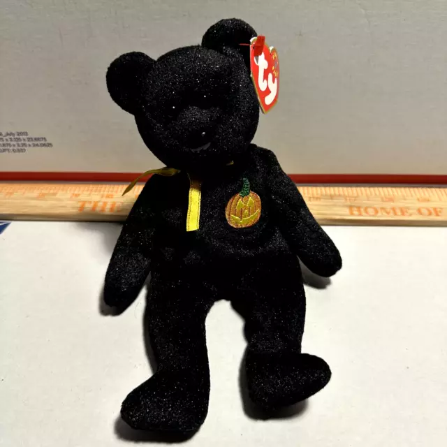 TY Beanie Baby - HAUNT the Halloween Bear - With Tags Stuffed Animal Toy