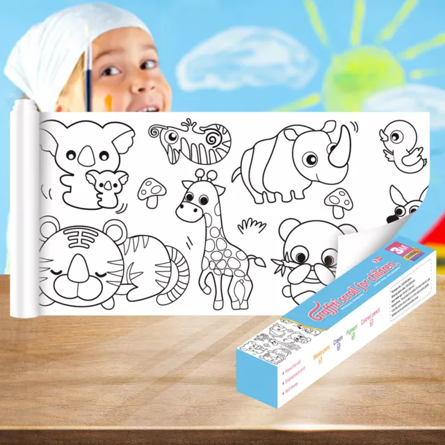Hágalo usted mismo Papel de Relleno de Color Pastable con Lápiz Cortable Seguro para Niños Regalo de Cumpleaños