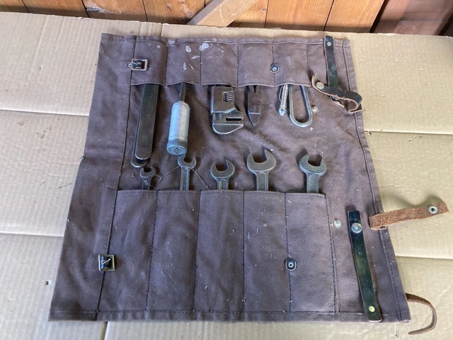 AUSTIN HEALEY, CLASSIC Car Toolkit In Old Tool Roll, T/W Superslim ...