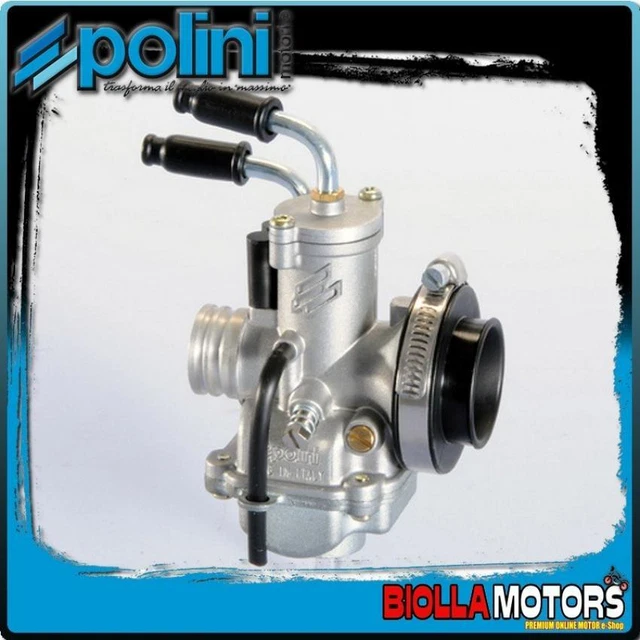201.1502 Carburatore Polini Cp 15 Benelli Quattronovex 50 Filo Con Flangia E Tub
