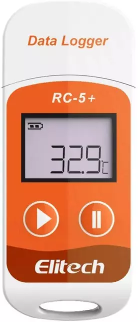 Elitech RC-5+ PDF USB Temperature Data Logger Recorder 32000 Points