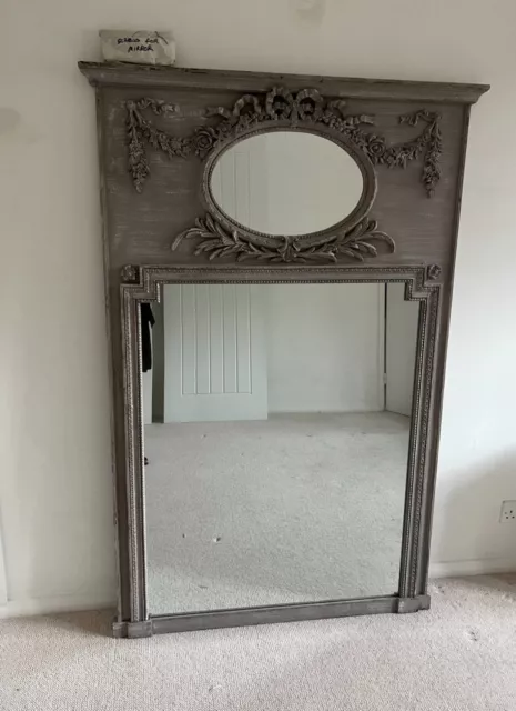 Beautiful Large French Trumeau Style Mirror