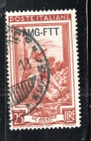 Italy  Italian Trieste Overprint Amg Ftt  Stamps Used   Lot 1021Be