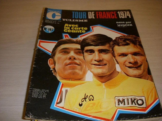 MIROIR du CYCLISME 176 08.1973 RADIOGRAPHIE TOUR de