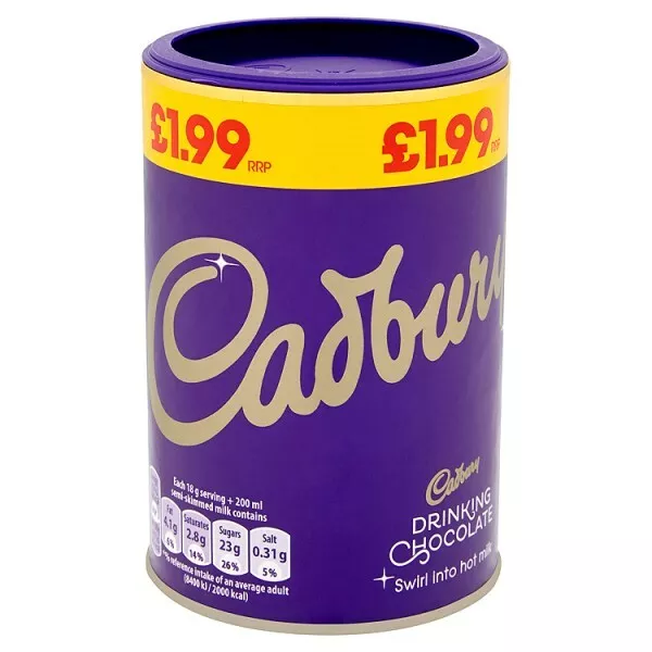 Cadbury Drinking Hot Chocolate Kakaopulver 250g