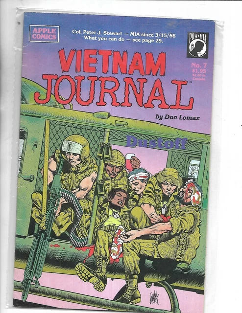 Vietnam Journal #7  Don Lomax  Apple Comics 1988 - Vg