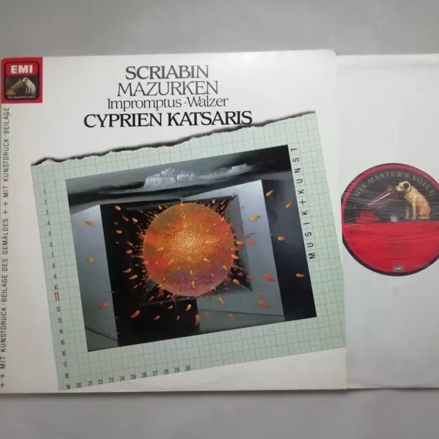 EMI 2 LP set 1C 1162983: Scriabin - Mazurkas etc. / Cyprien Katsaris