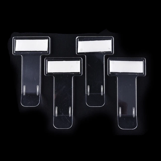 4x Car  Park Ticket Receipt Permit Card Holder Clip Sticker Windscreen IJH.pj