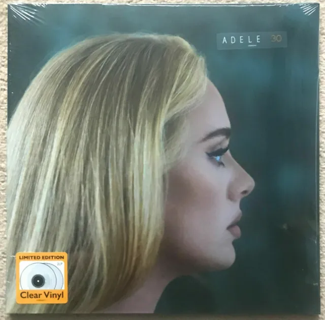 Adele 30 Limited Edition 2x 180gm Clear Vinyl LP SEALED