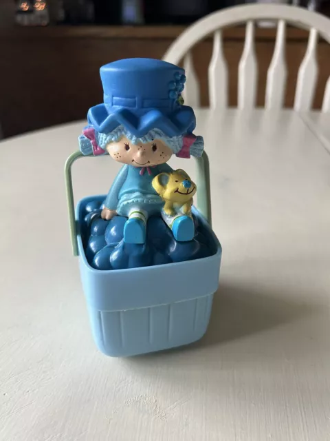 1981 Blueberry Muffin & Cheesecake Music Box Works RARE Strawberry Shortcake