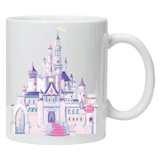 Märchenprinzessin Schloss personalisiert bedruckt Kaffee Tee Getränke Becher Tasse Geschenk