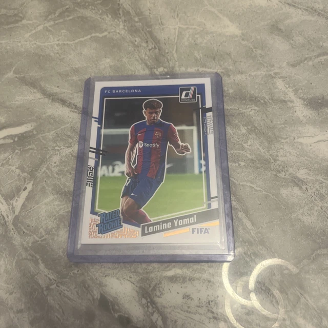 Lamine Yamal RC 2023-24 Barcelona Donruss #177 HLS Sticker in a One Touch · : Shop, Sell, Connect