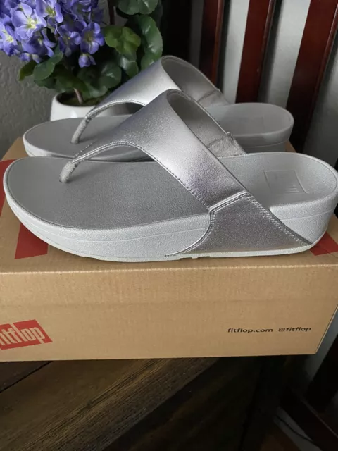 Fitflop Women’s Lulu Leather Toe-Thongs Sandals Size US 7