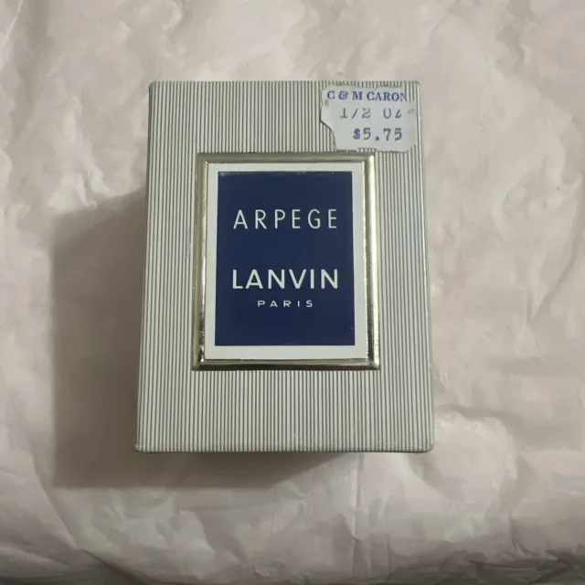 Vintage LANVIN ARPEGE Extrait 869 Perfume France 1/2 oz. Sealed In Box RARE