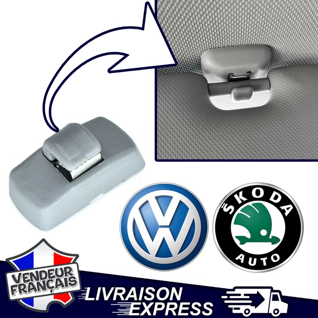 Lot De 2 Clips De Fixation Pour Pare-soleil Avant GM, Couleur Beige - Facile à Installer, DZMZL