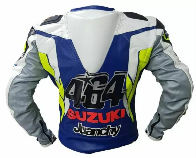 SUZUKI GSXR Veste en Cuir de Motard Veste en Cuir de Moto Veste Motard en Cuir 3