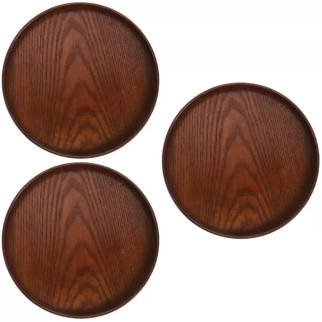 3 PCS Tablett Für Obstteller Holztablett Tabletts Couchtisch Japanischer Stil
