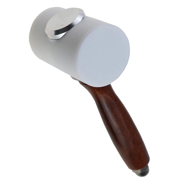 Marteau de sculpture en cuir polyvalent avec poignée en bois pour designs artis