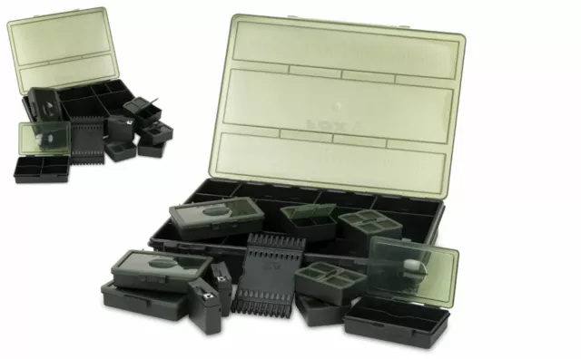 New Fox Deluxe Royale Loaded System 2 Sizes Medium or Large - Fishing Tackle Box