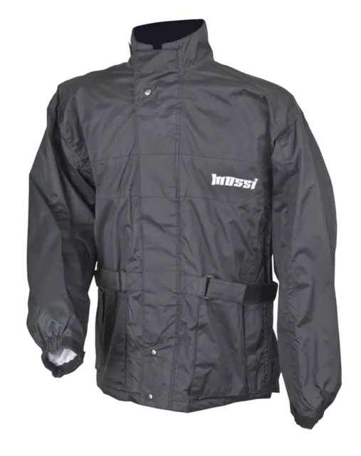 New Men's Mossi RX-2 Rain Jacket ~ Black ~ XL ~ 51-106BLK-16