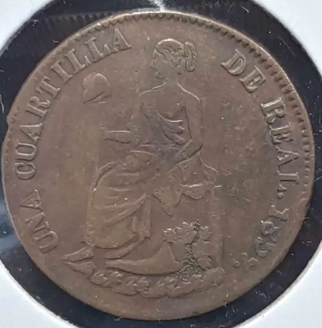 Mexico 1859 Sonora 1/4 Real