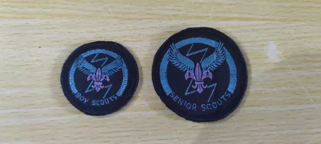 Air Scouts - Distintivo Aereo Senior E Junior (Grande E Piccolo) Badge 1 Set