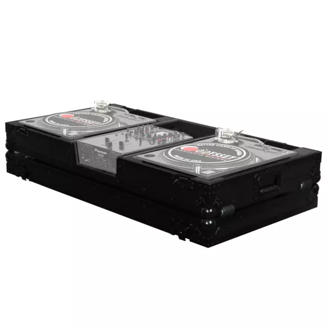 Odyssey FZBM10WBL Black Label Coffin Case for 10" Mixer and Two Turntables id...