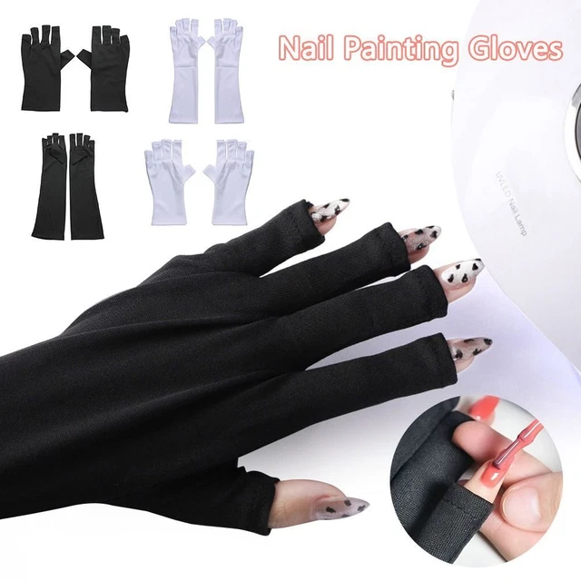 Rayons anti-UV Lampe LED Protéger les mitaines Gants de peinture à ongles