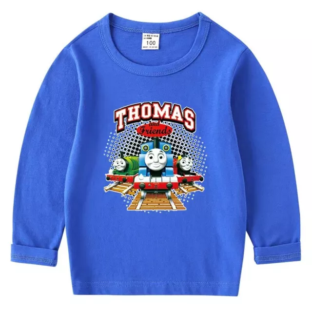 Brandnew Thomas the Tank Engine T-Shirt Top boys Tshirt 100% cotton kids Long