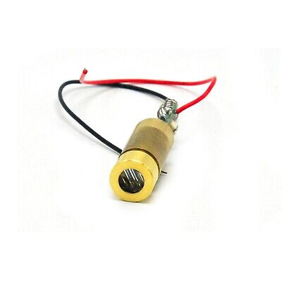 100 mW 532 Presque comme neuf Green Dot Line laser diode module laiton 3.7V-5V conducteur cable 3