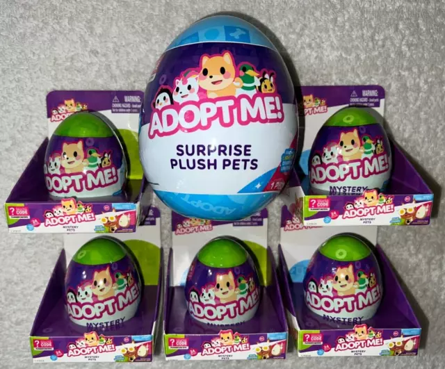 Adopt Me Egg Roblox Surprise Plush Pets Uncommon Rock w/ Item Code b