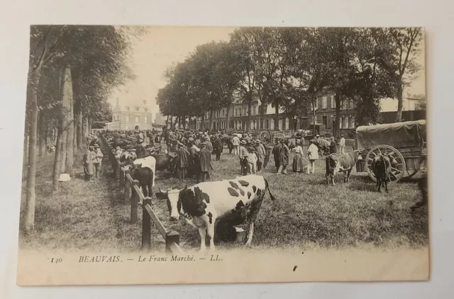 CPA - 60 - 1905 - BEAUVAIS  - Le Franc Marché