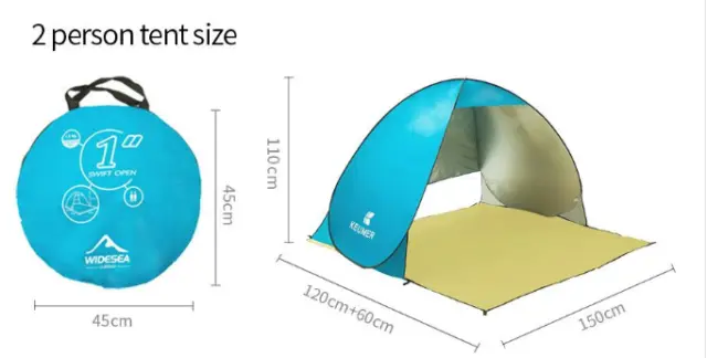 Portable Pop Up Beach Canopy Sun Shade Shelter Outdoor Camping Fishing tent