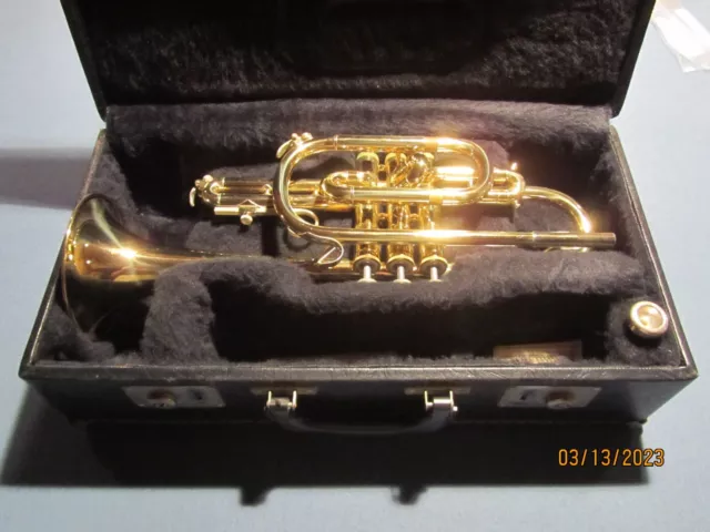 Vintage Bundy The Selmer Company by Vincent Bach Coronet Trumpet