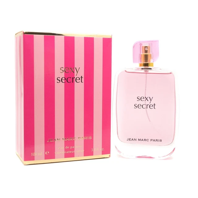 Sexy Perfume Secret ~ Jean Marc Paris ~ 3.4 Oz-100 ml ~ Tamaño Completo ~ NUEVO EN CAJA