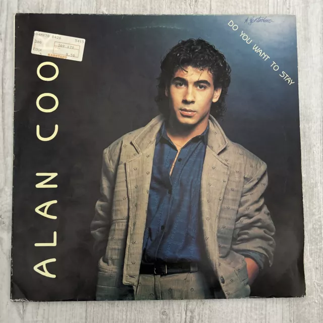 Maxi Single 12" Alan Cook – Do You Want To Stay ZYX 5415 VG+/Good+